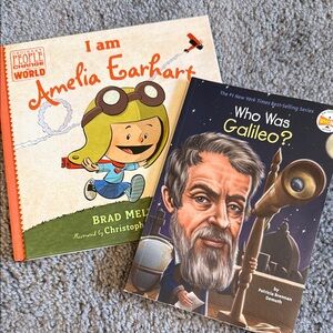 Who Was Galileo? and I am Amelia Earhart